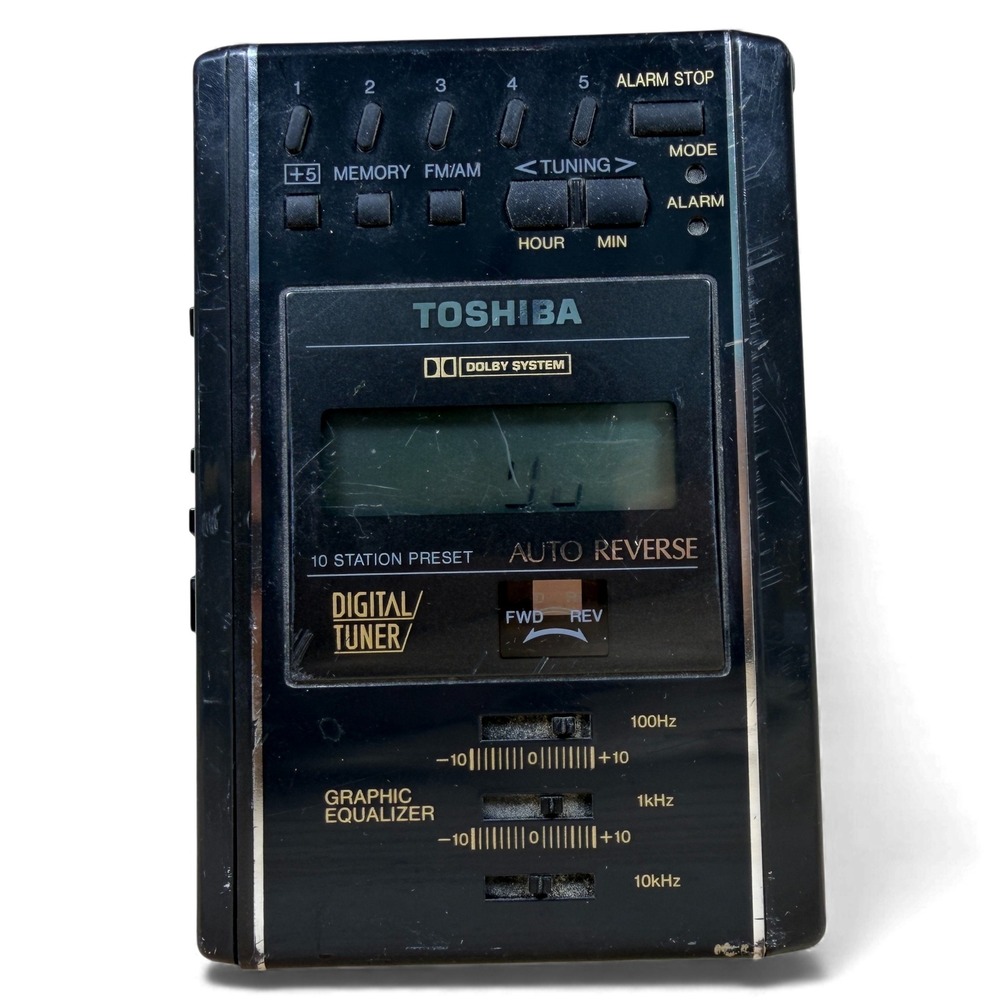 Toshiba KT-4548 Stereo Radio Cassette Player Digital Tuner‎ Dolby System *READ*